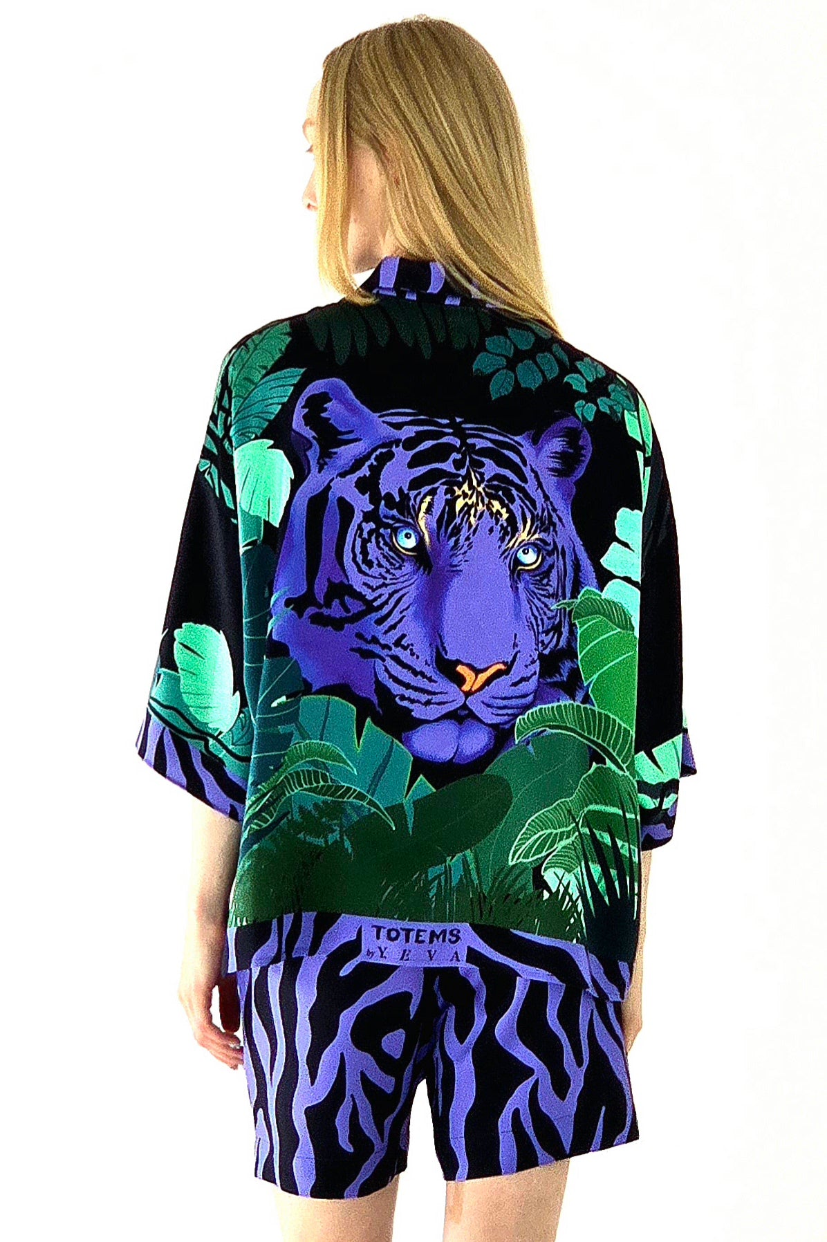 Silk Shirt "TOTEM TIGER"