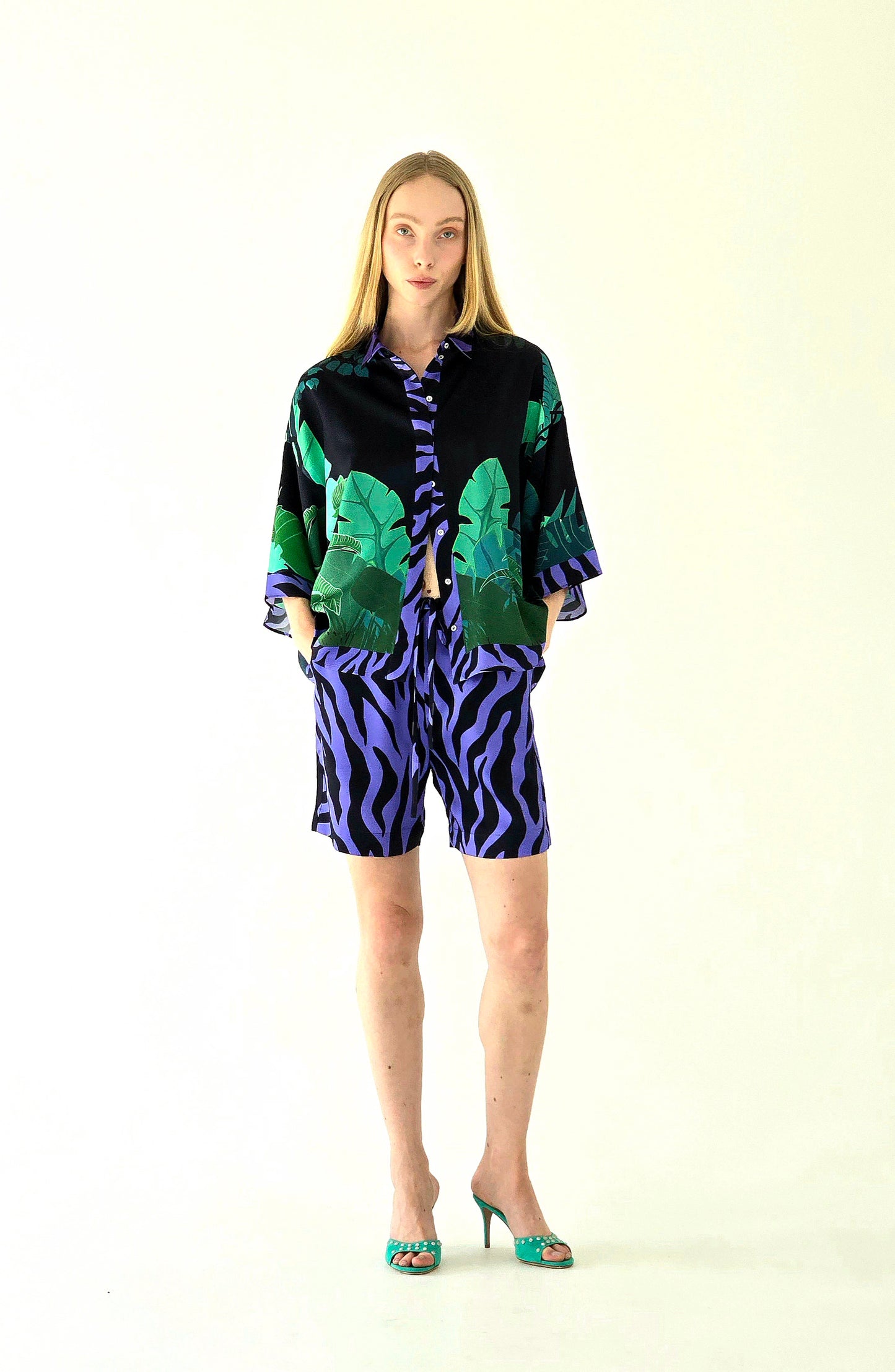 Silk Shirt "TOTEM TIGER"