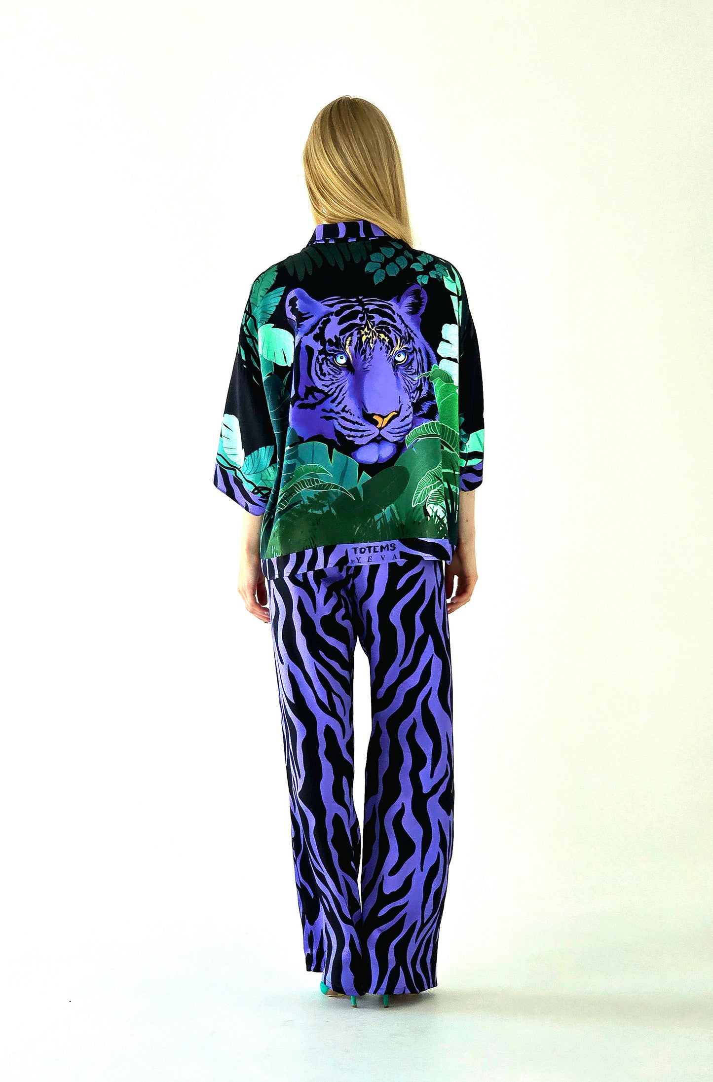 Silk Shirt "TOTEM TIGER"