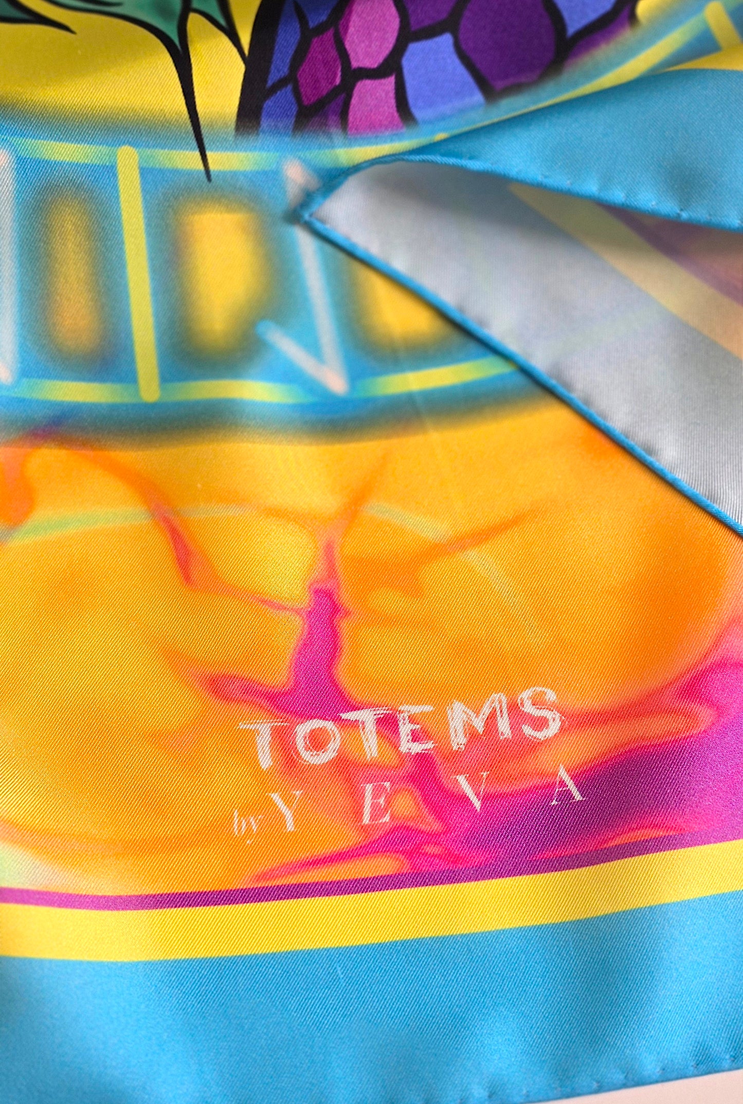 Silk Sсarf «TOTEM DRAGON»