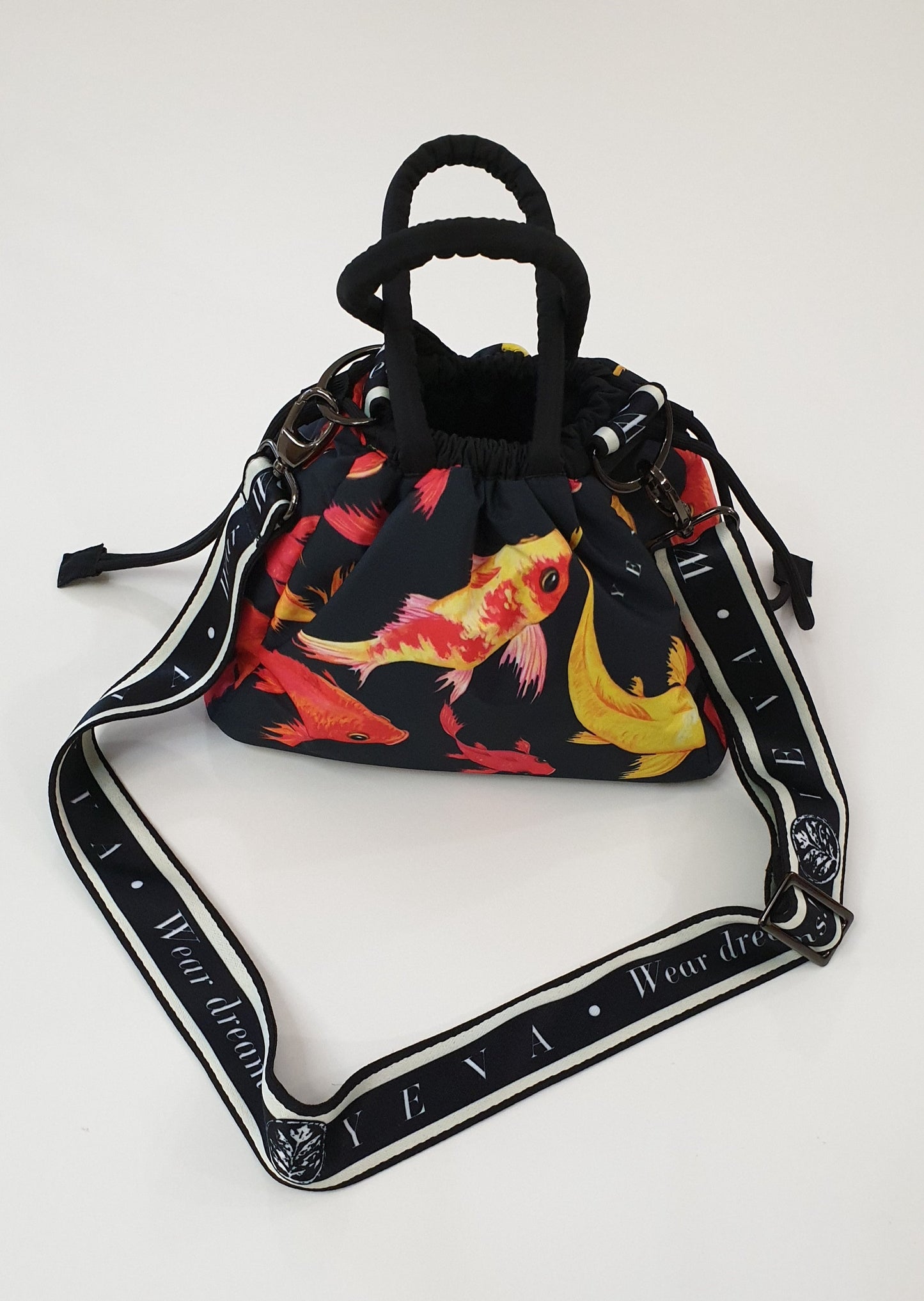 Small art_BAG "KOI" black