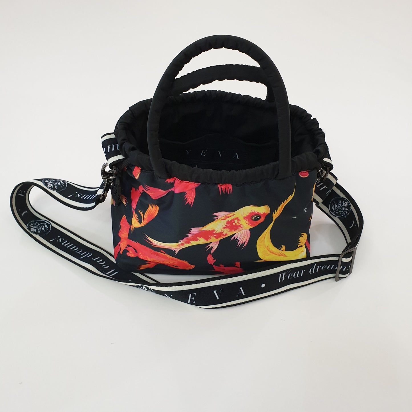 Small art_BAG "KOI" black