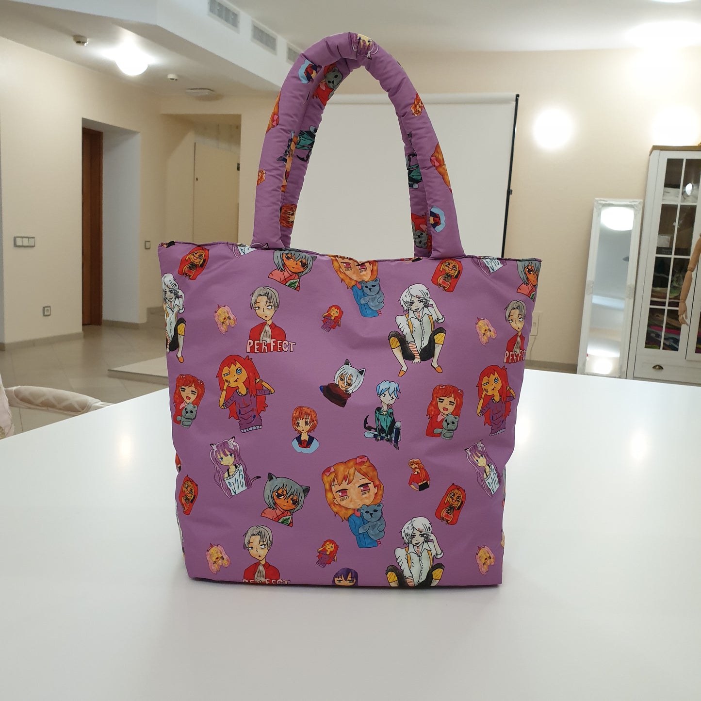 Big art_BAG "Manga" lavender