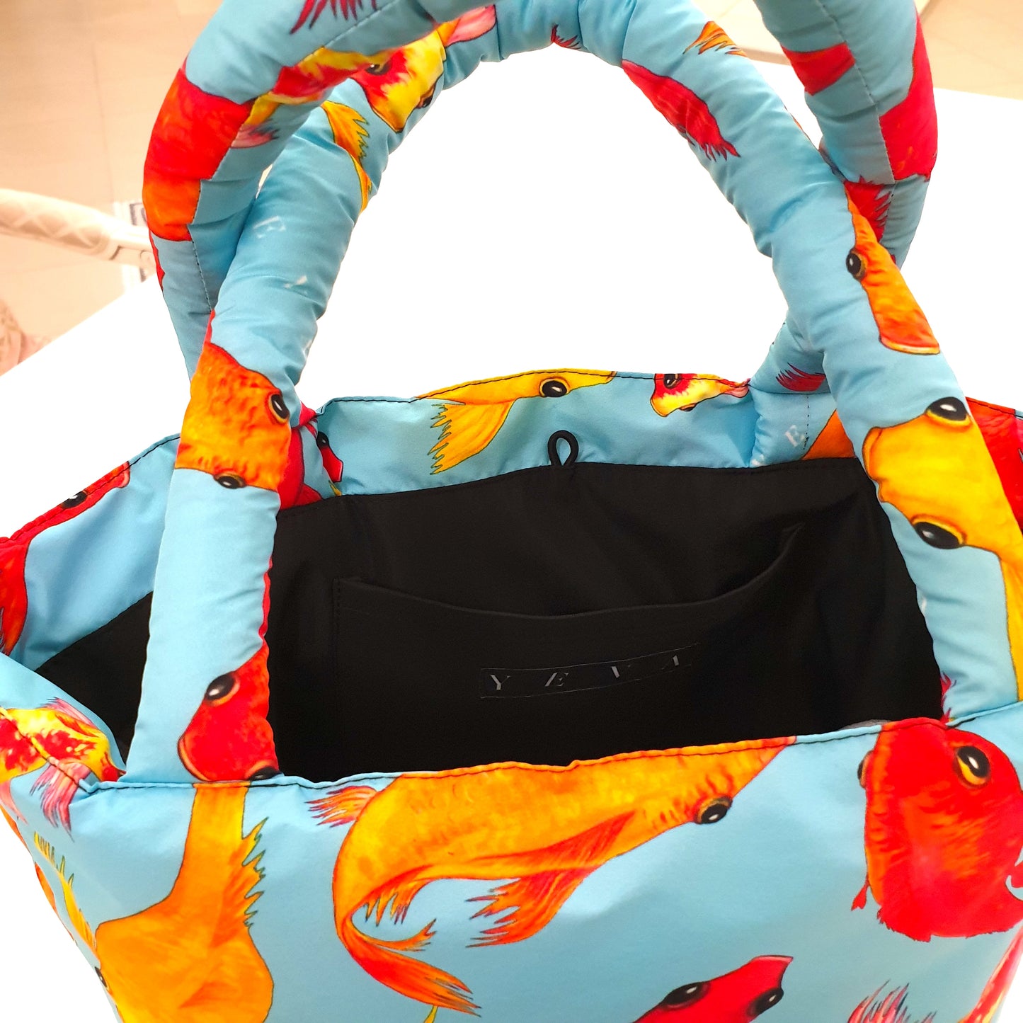 Big art_BAG "KOI" blue