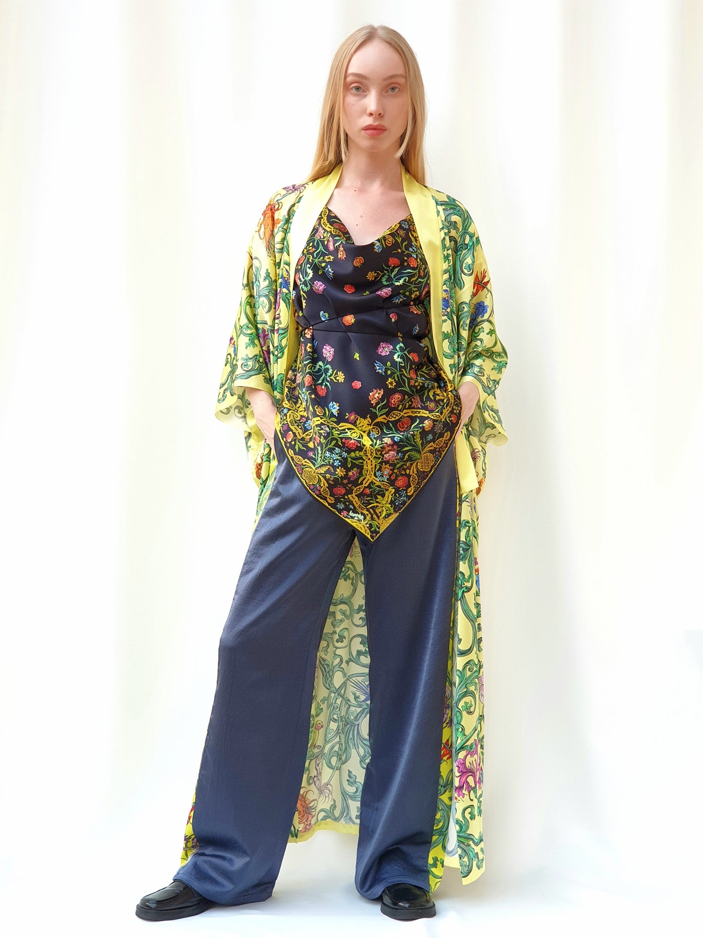 Light_KIMONO "Grapevine" creme