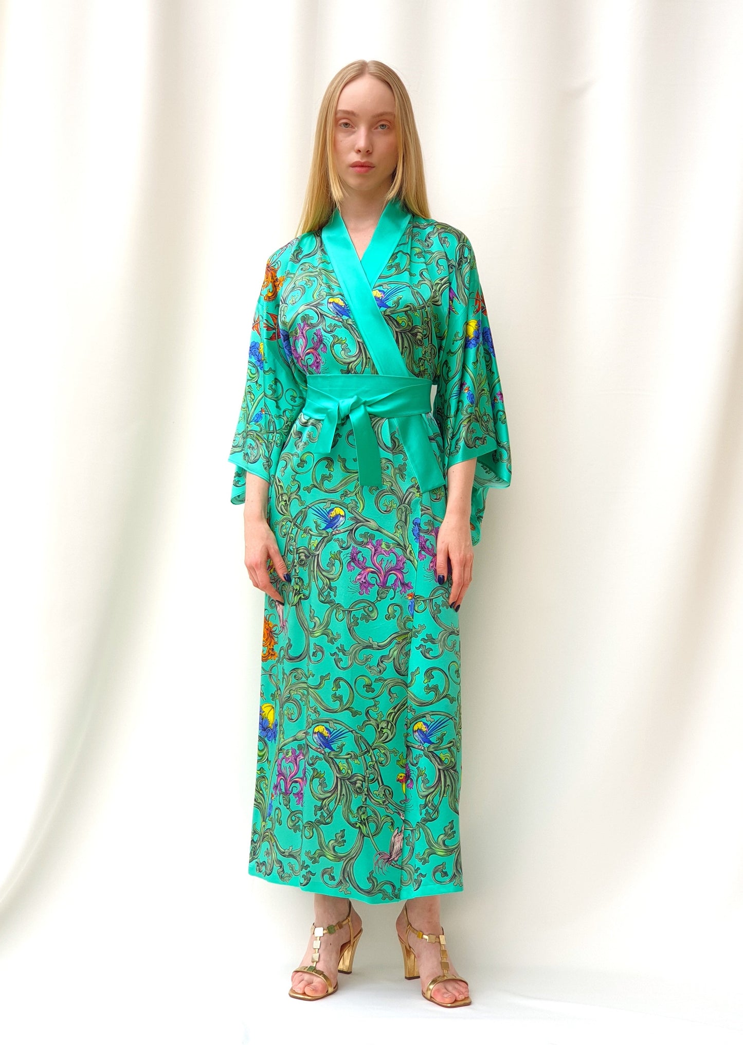 Light_KIMONO "Grapevine" green
