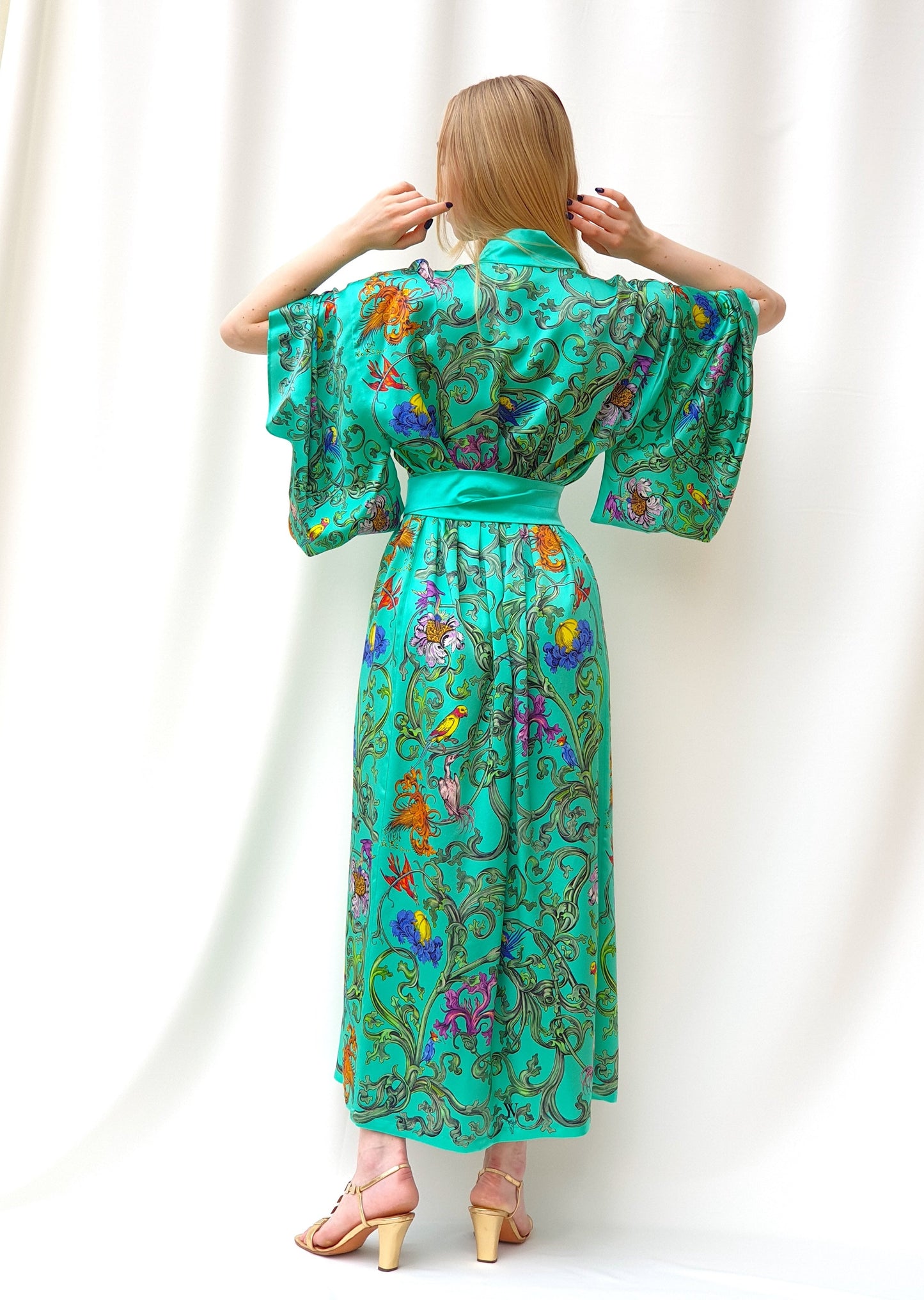 Light_KIMONO "Grapevine" green