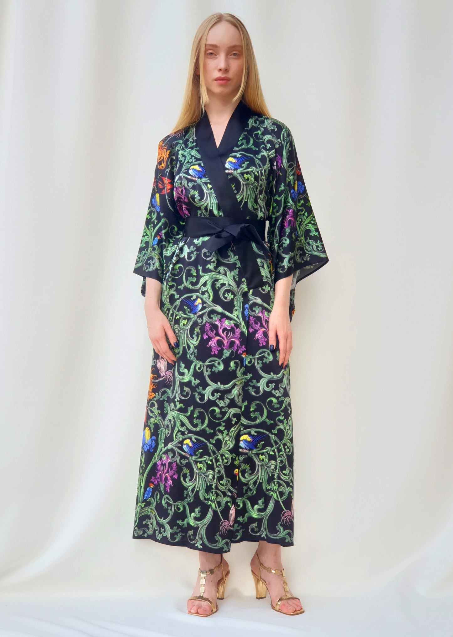 Light_KIMONO "Grapevine" black
