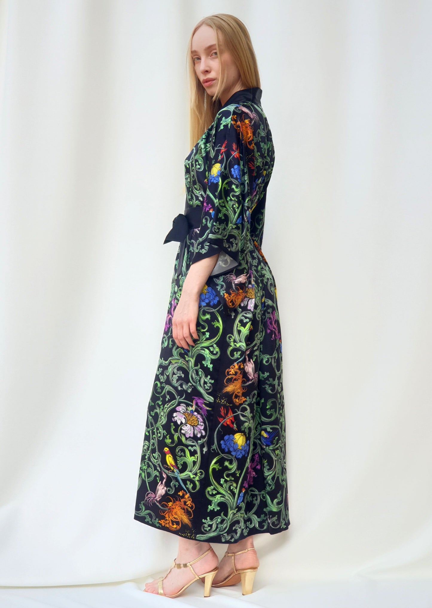 Light_KIMONO "Grapevine" black