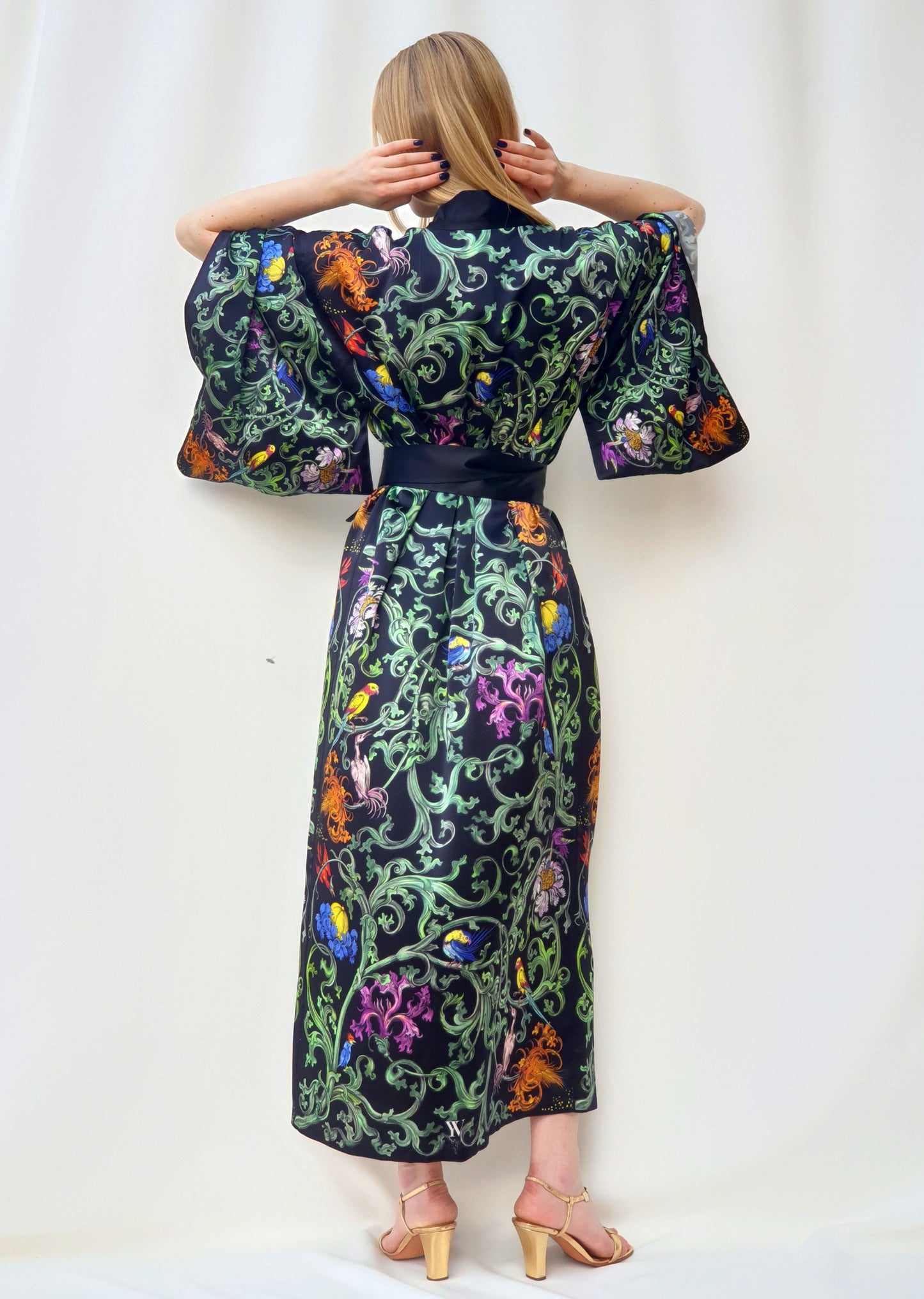 Light_KIMONO "Grapevine" black