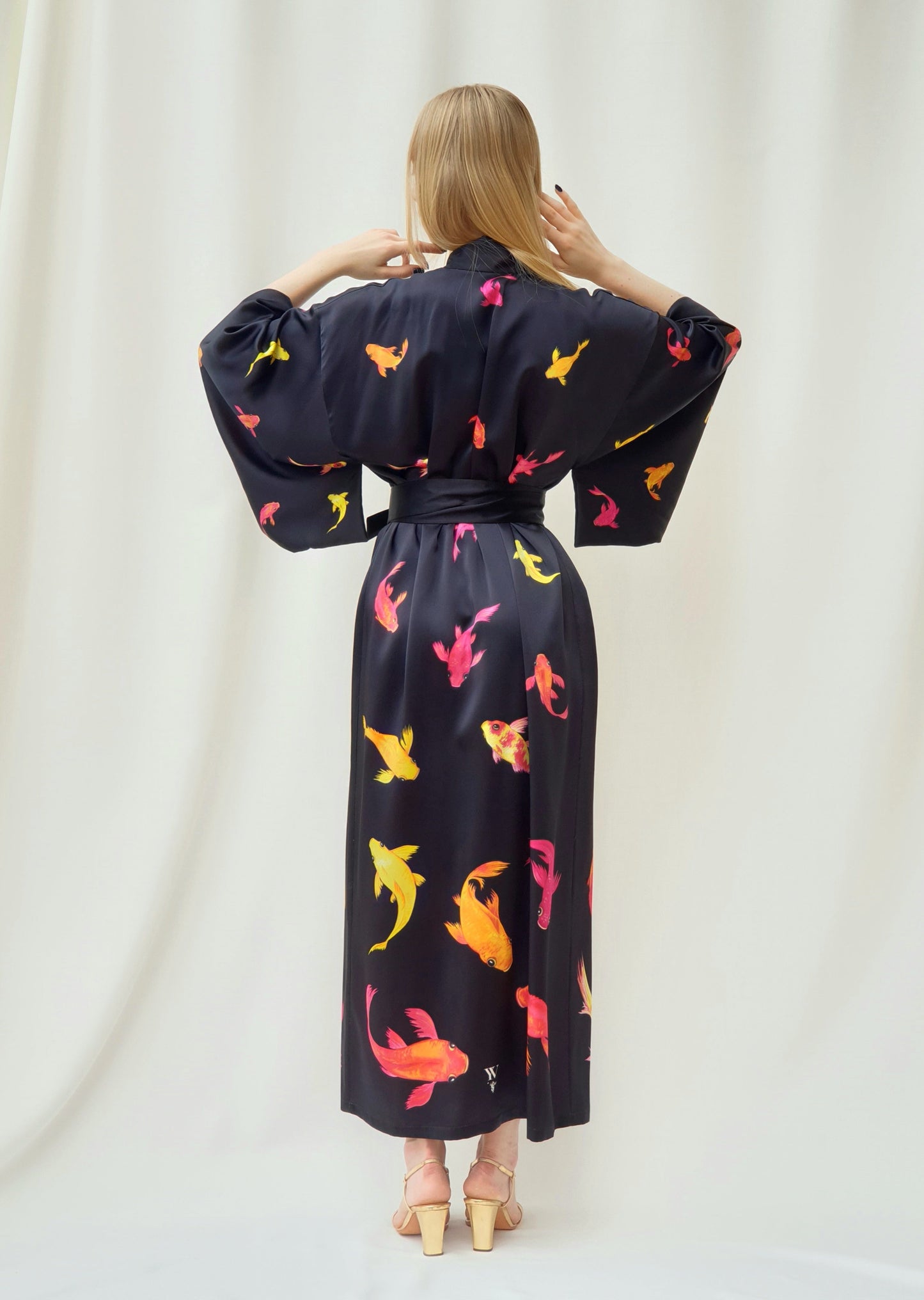 Light_KIMONO "KOI" black