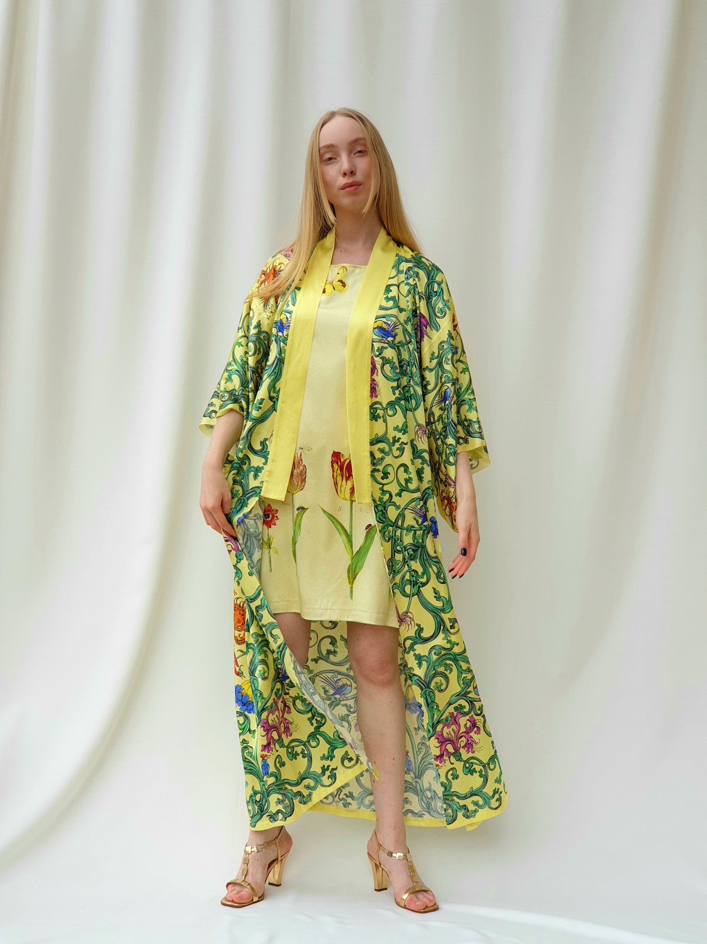 Light_KIMONO "Grapevine" creme