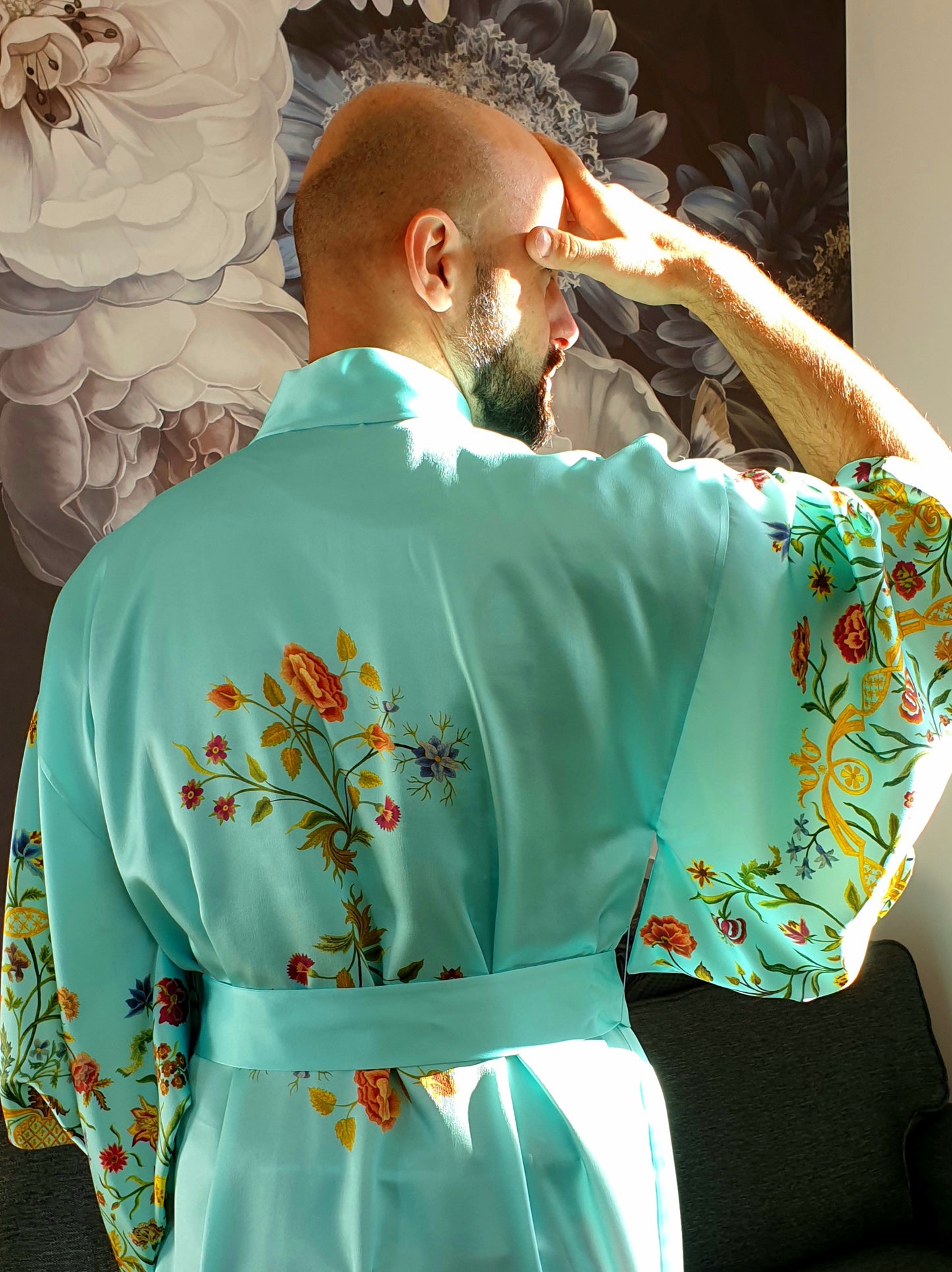 Light_KIMONO "Marie Antoinette" blue