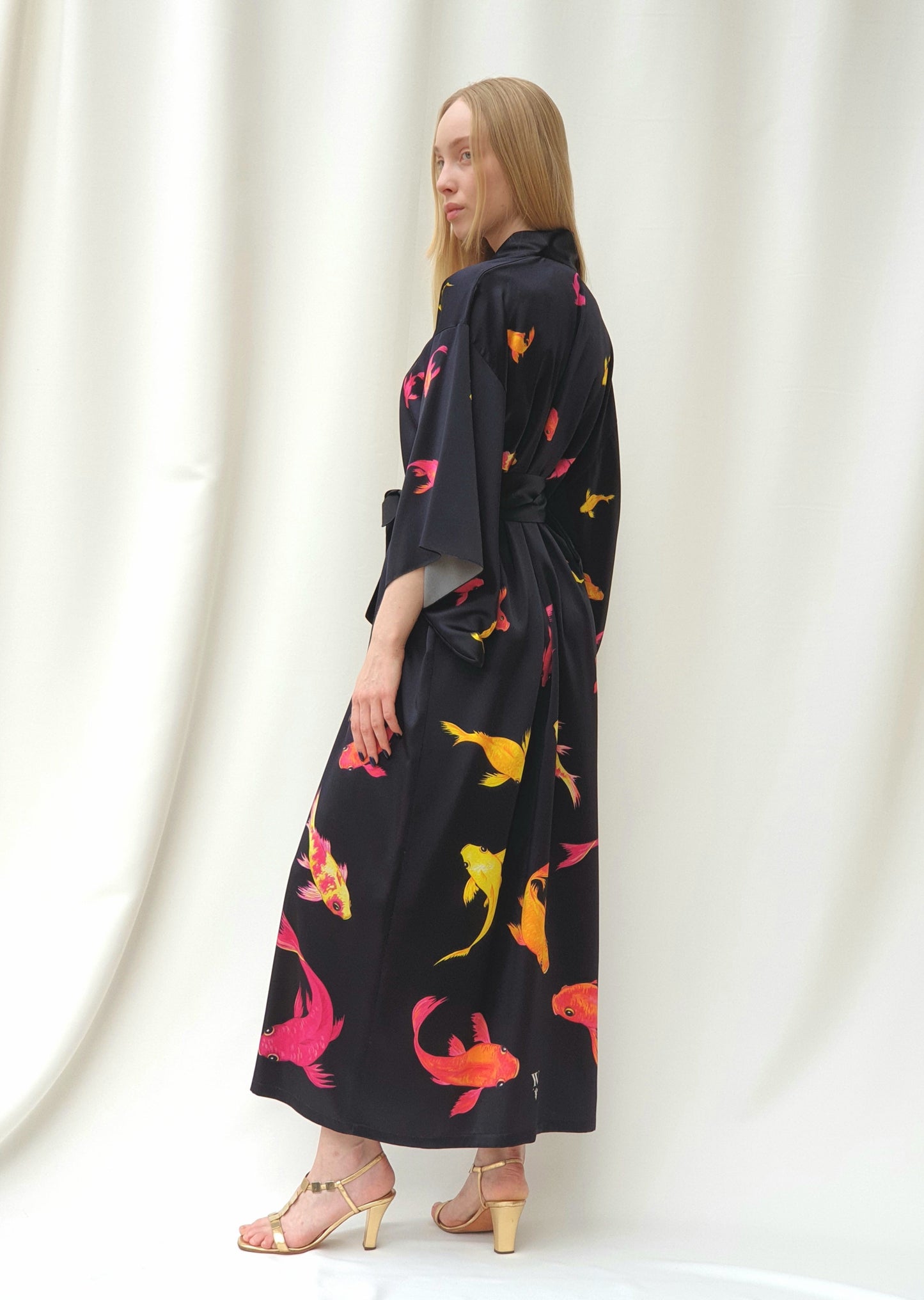 Light_KIMONO "KOI" black