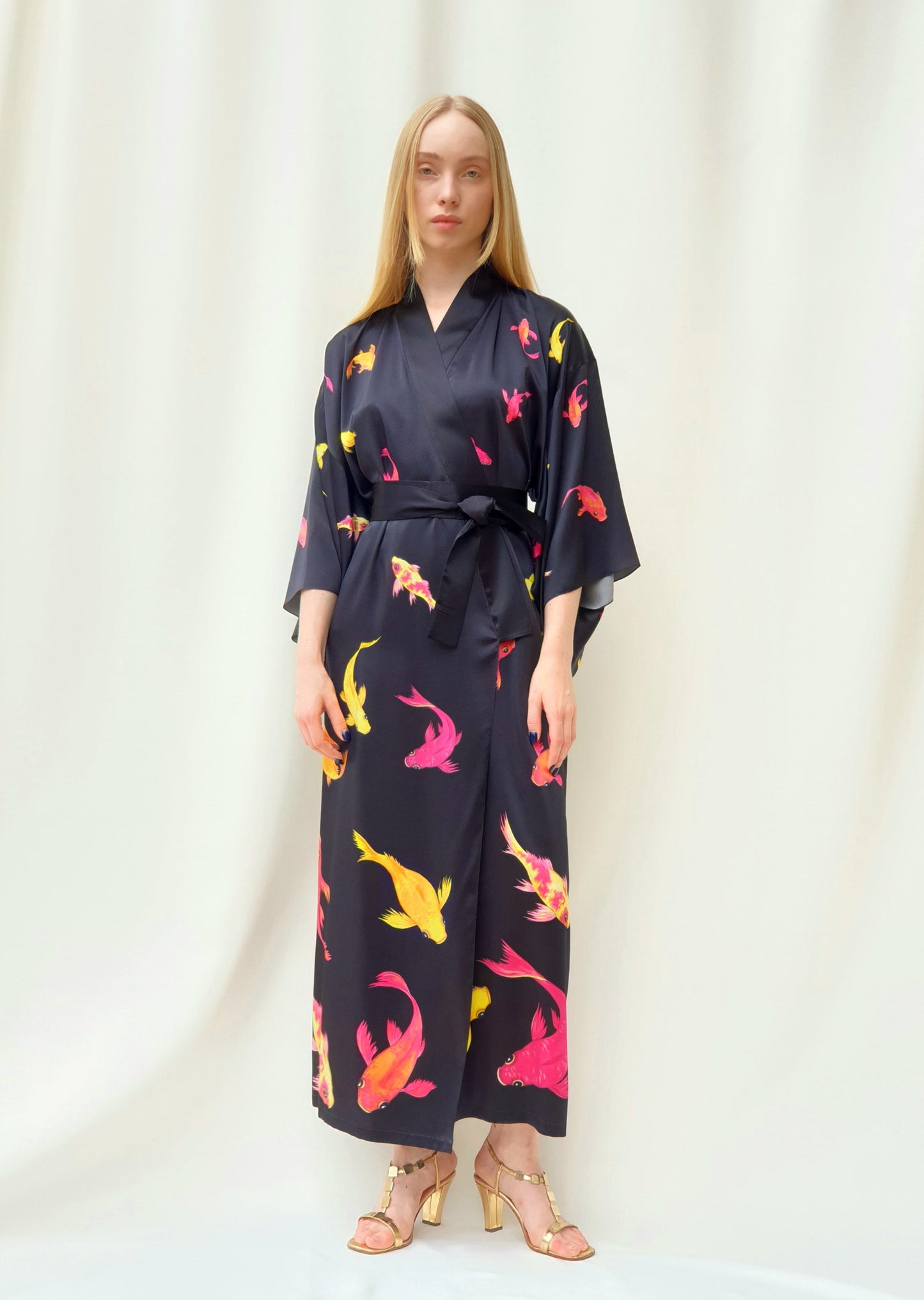 Light_KIMONO "KOI" black