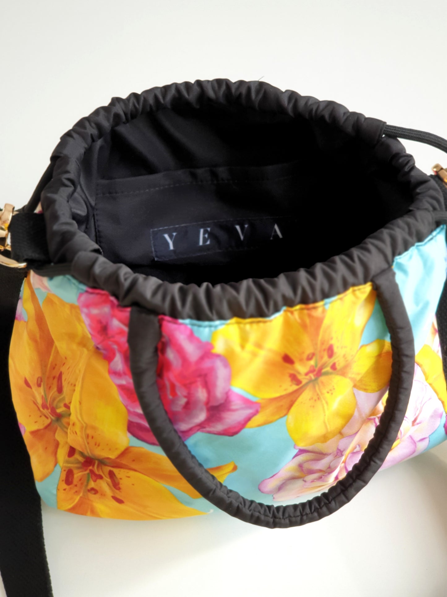 Small art_BAG "Soul Flowers" blue