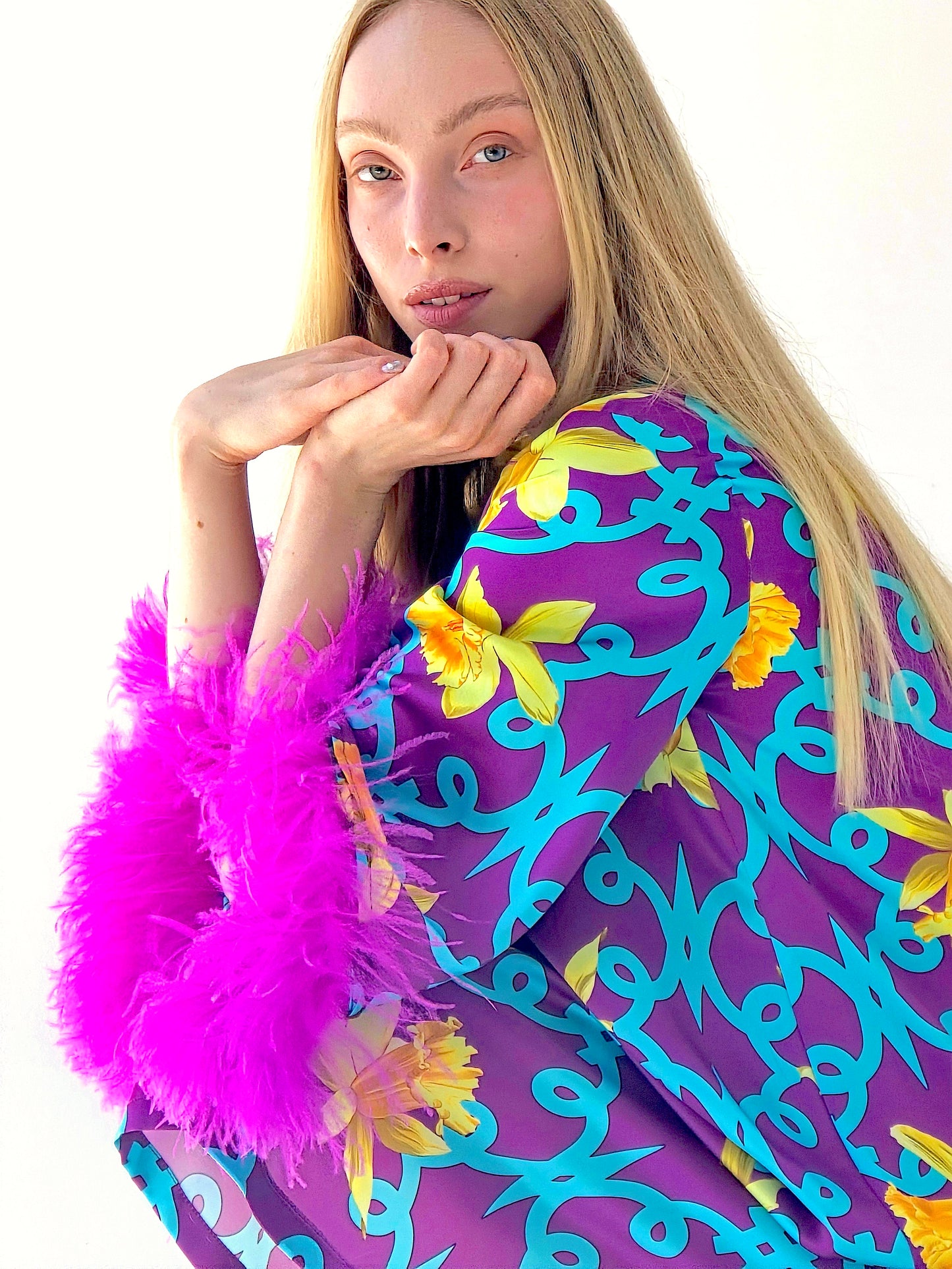 Silk Dress “Narcissus”