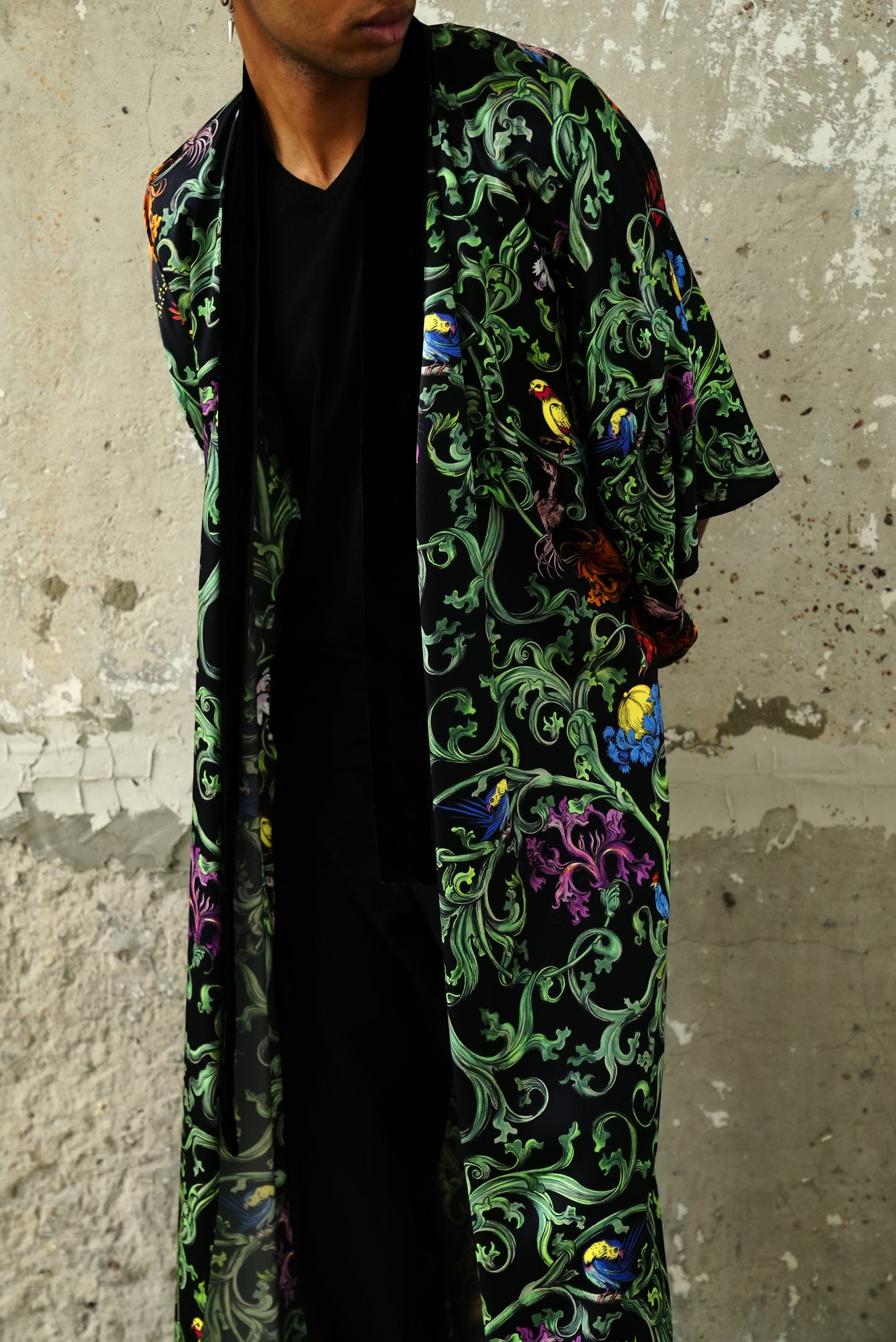 Light_KIMONO "Grapevine" black