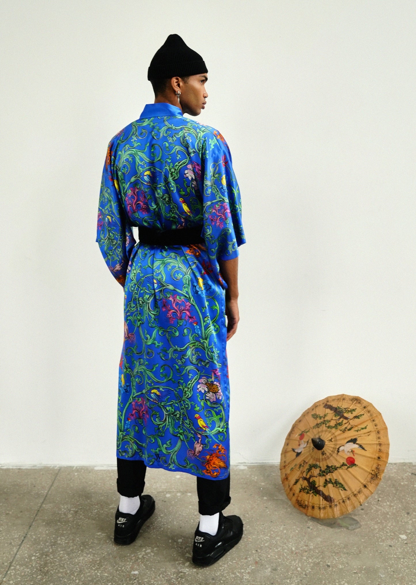 Light_KIMONO "Grapevine" blue
