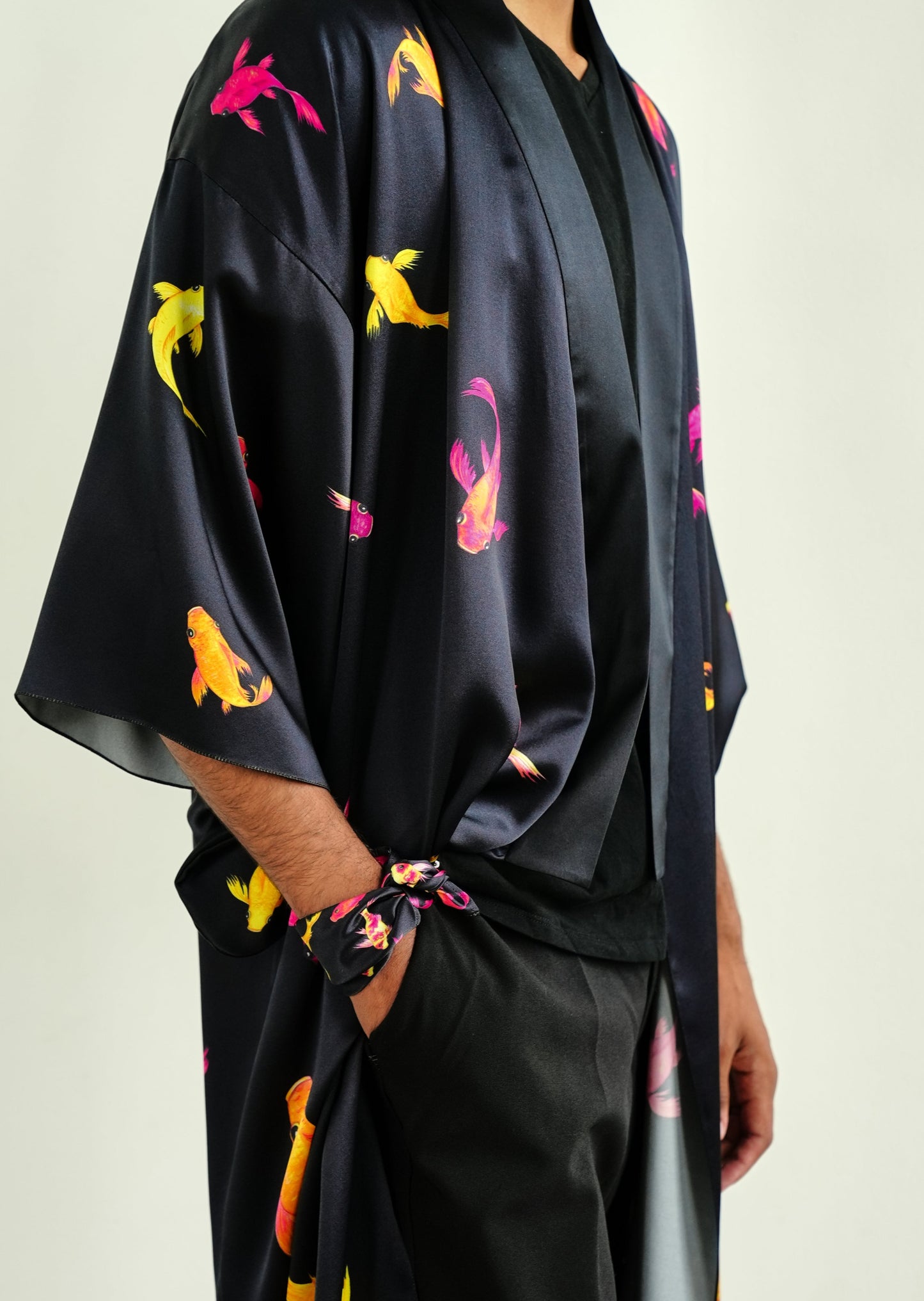 Light_KIMONO "KOI" black