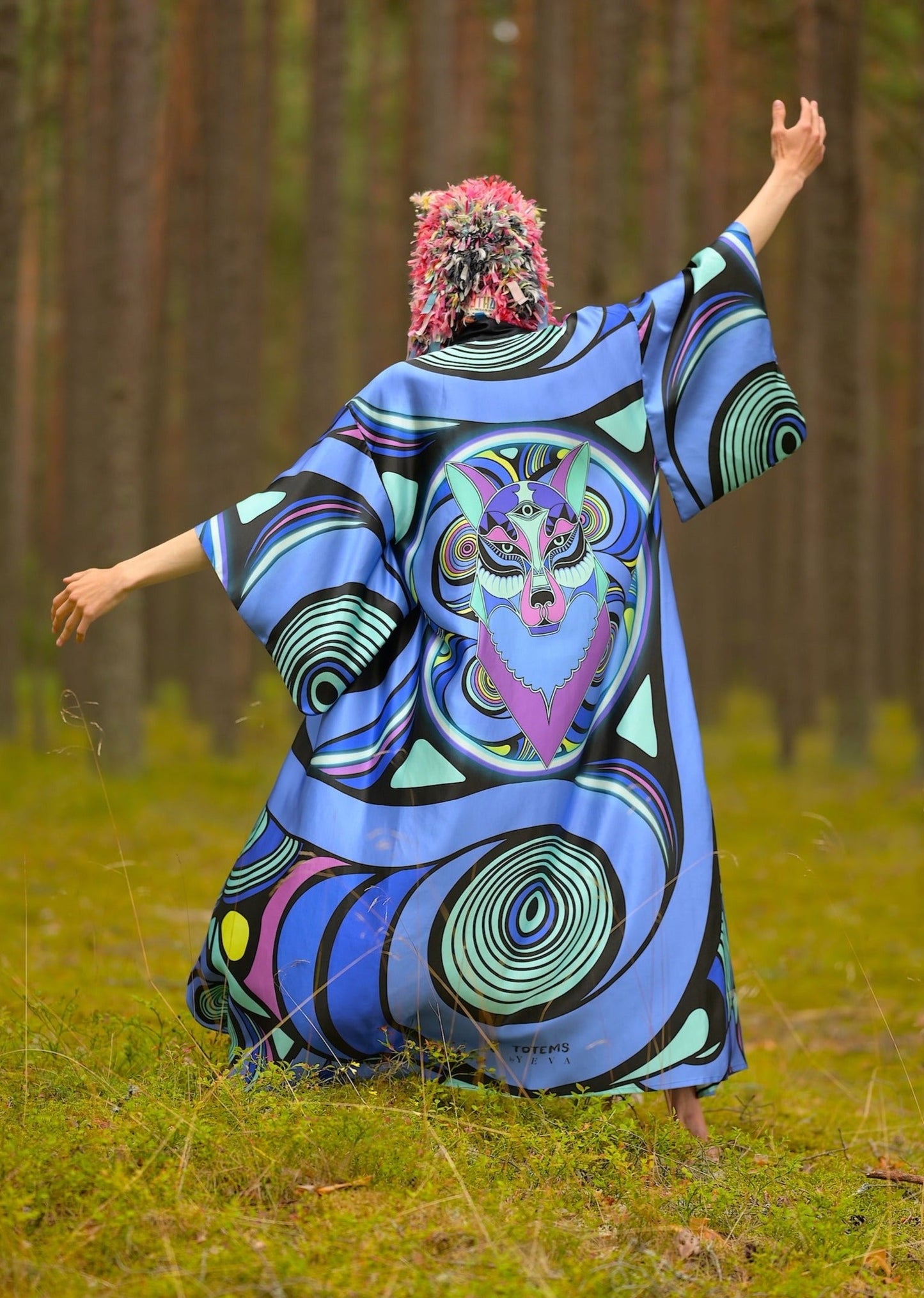 Light_KIMONO "TOTEM WOLF"