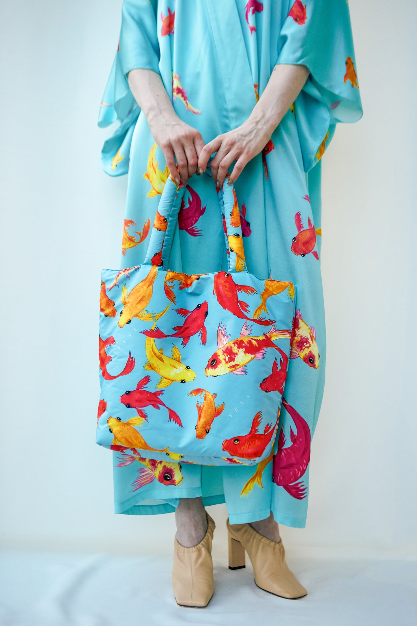 Light_KIMONO "KOI" blue