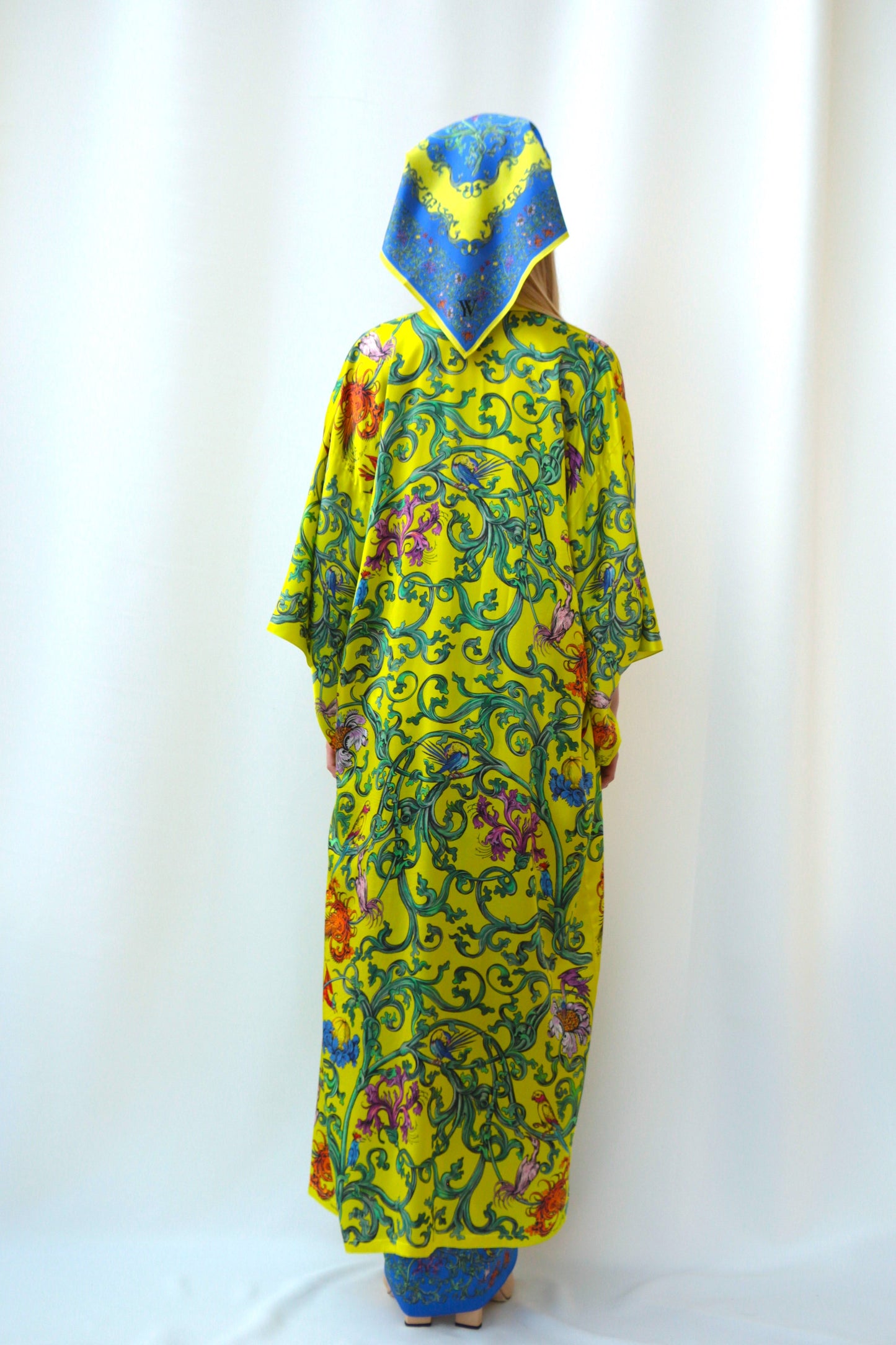 Light_KIMONO "Grapevine" yellow