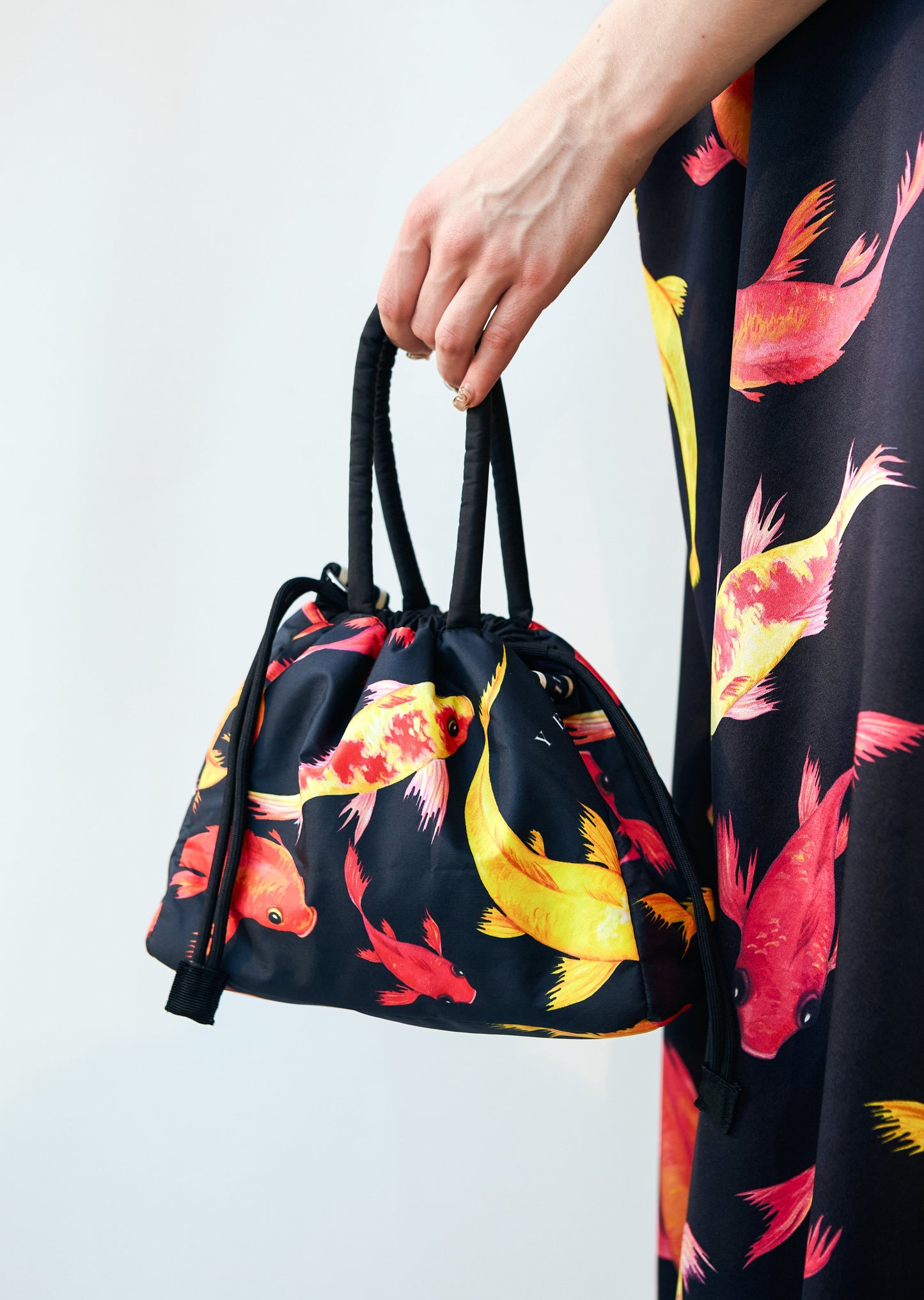 Small art_BAG "KOI" black