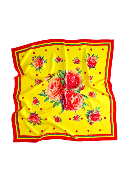 Silk Sсarf «PEONE MOOD»