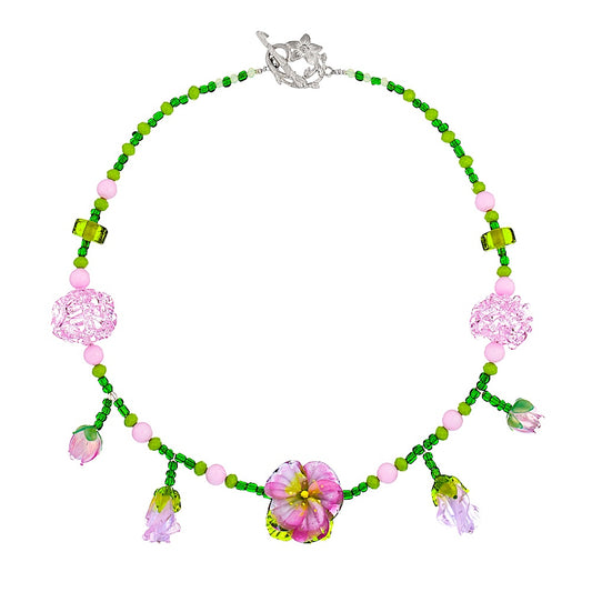 Necklace «Petals of Light»