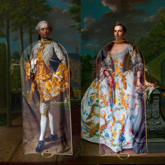 Portrait of Gerard Cornelis van Riebeeck and Charlotte Beatrix Strick van Linschoten